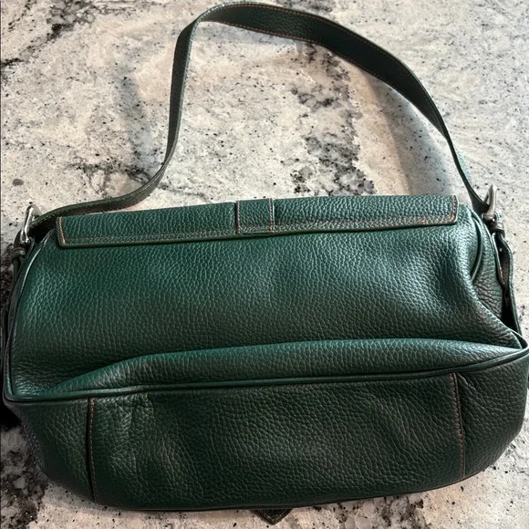 BCBGMaxAzria Vintage Green Saddle Bag - Picture 6 of 6